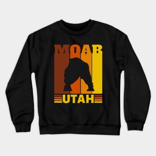 Retro Moab Utah Crewneck Sweatshirt